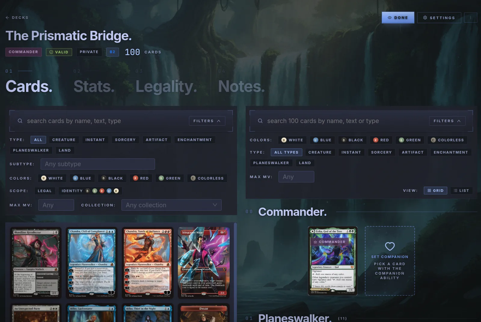 Deck builder